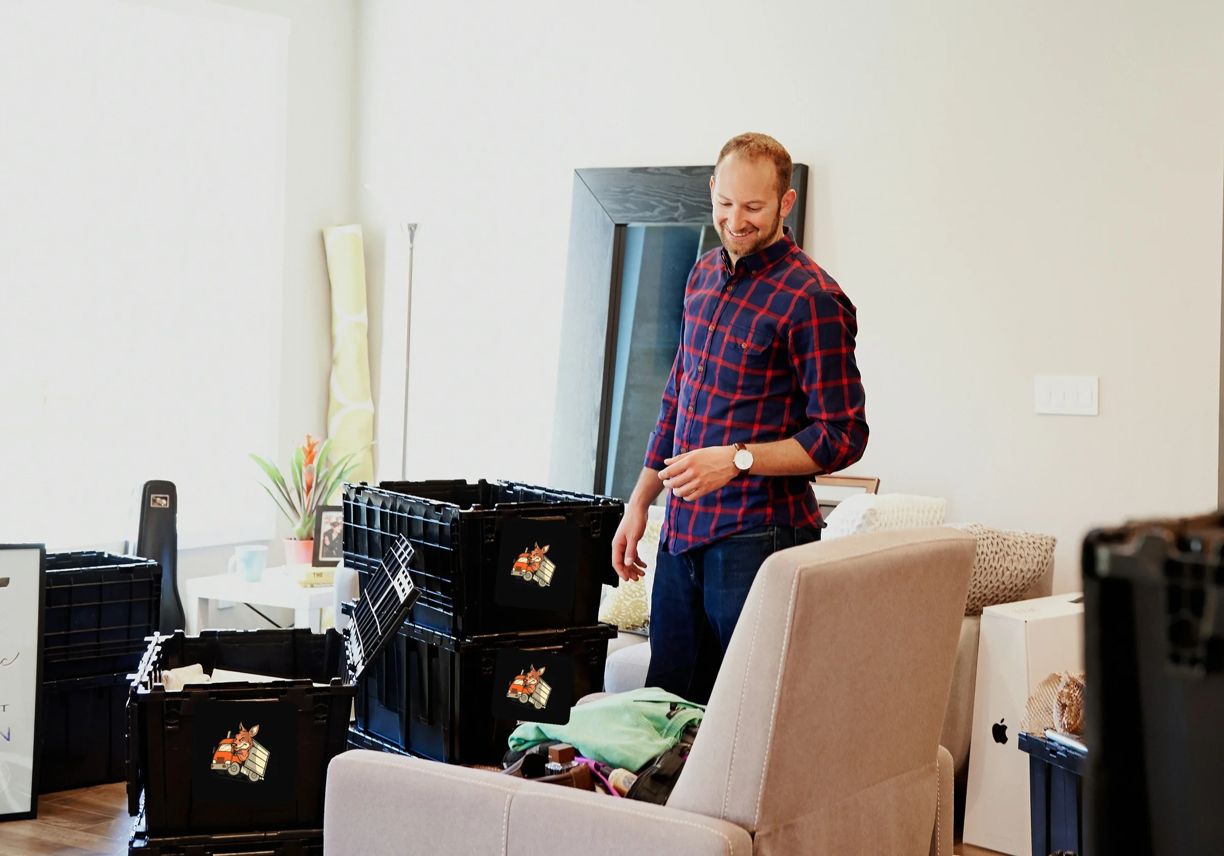 KangPack team packing and loading during a full-service move